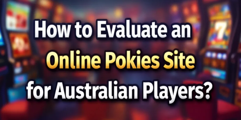 How to Evaluate an Online Pokies Site for Australian Players?