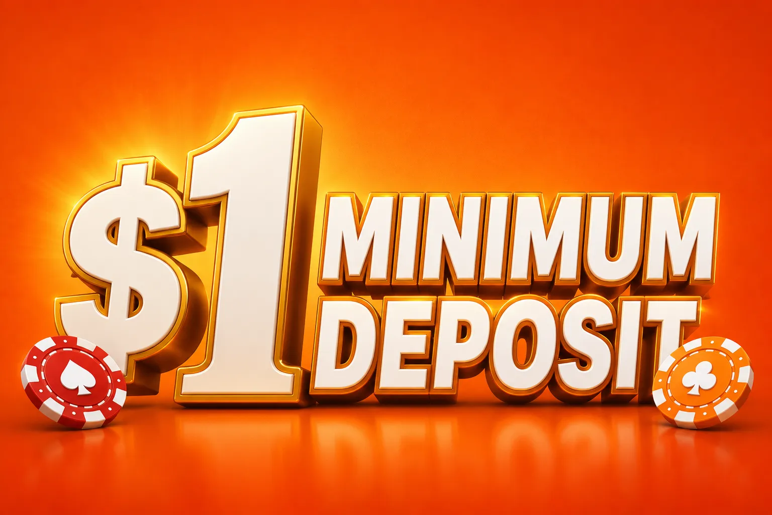 $1 Minimum Deposit