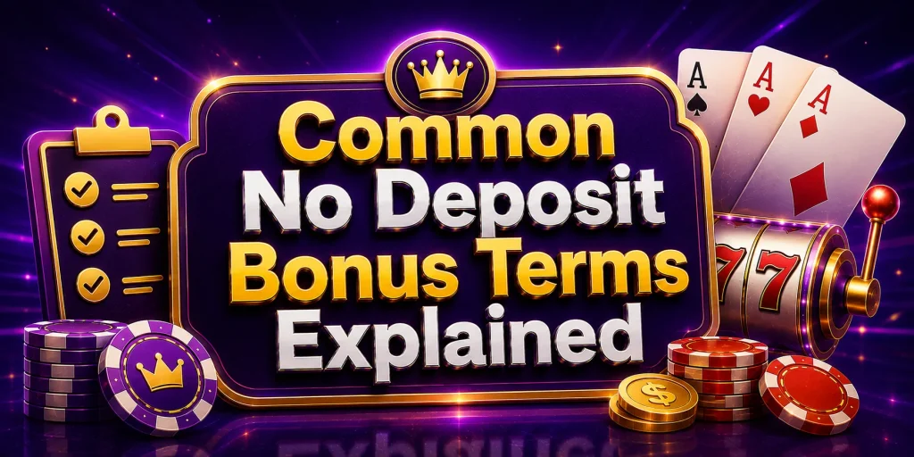 Common No Deposit Bonus Terms Explained