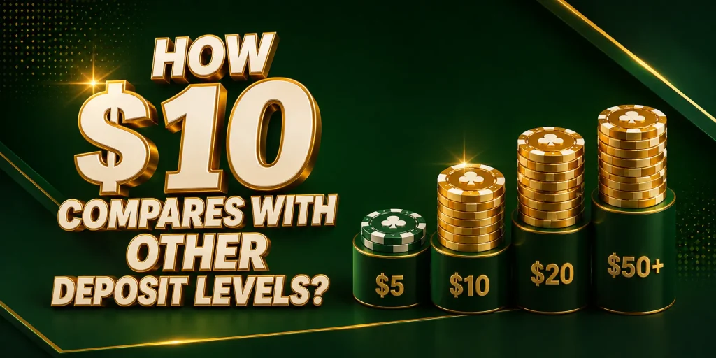How $10 Compares With Other Deposit Levels