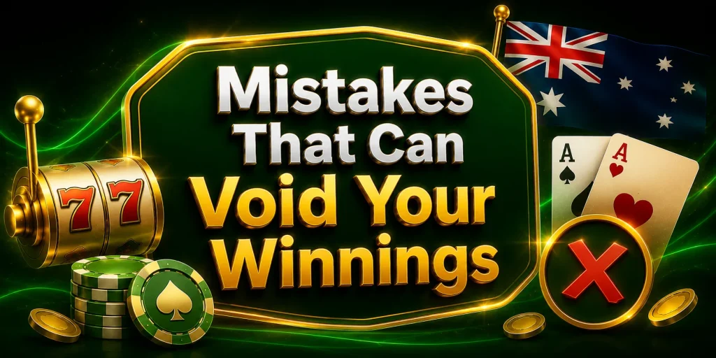 Mistakes That Can Void Your Winnings