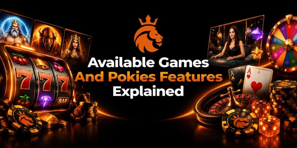 Available Games And Pokies Features Explained